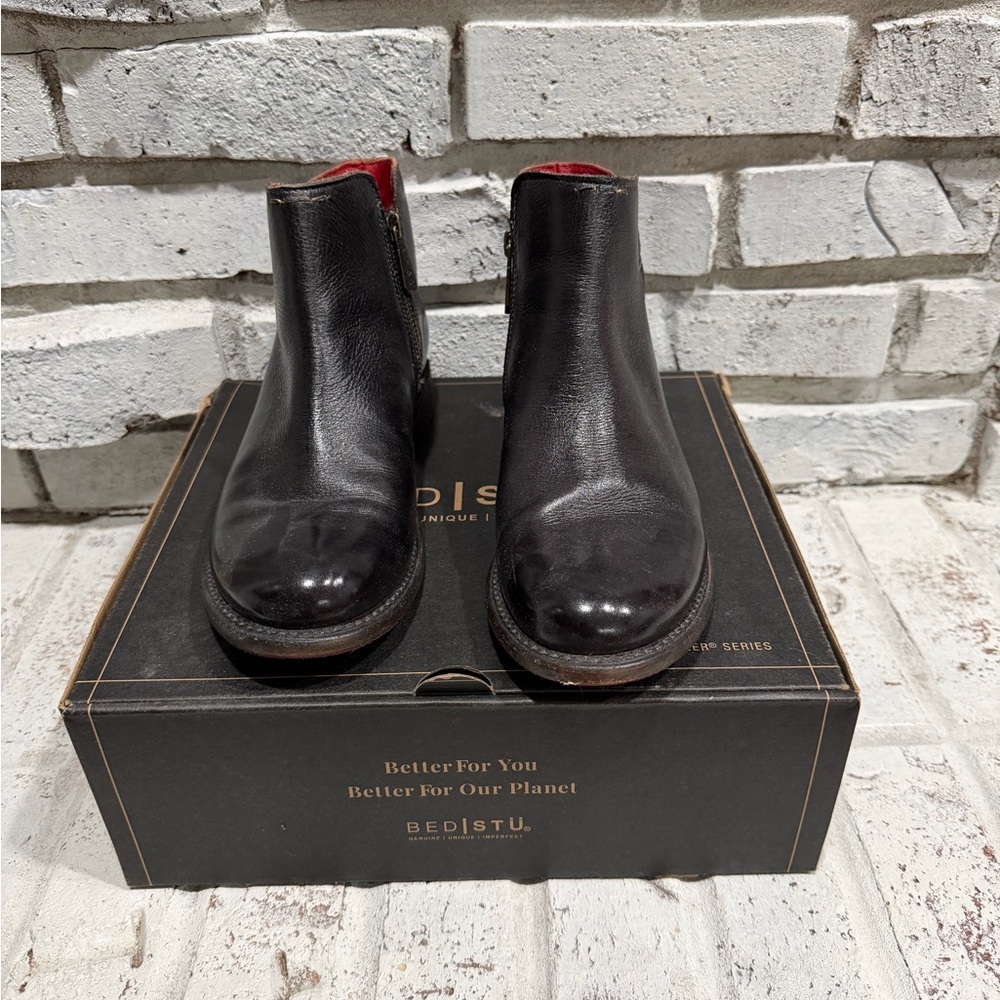 BED|STU Yurisa “black rustic” Ankle Boots size 8.5